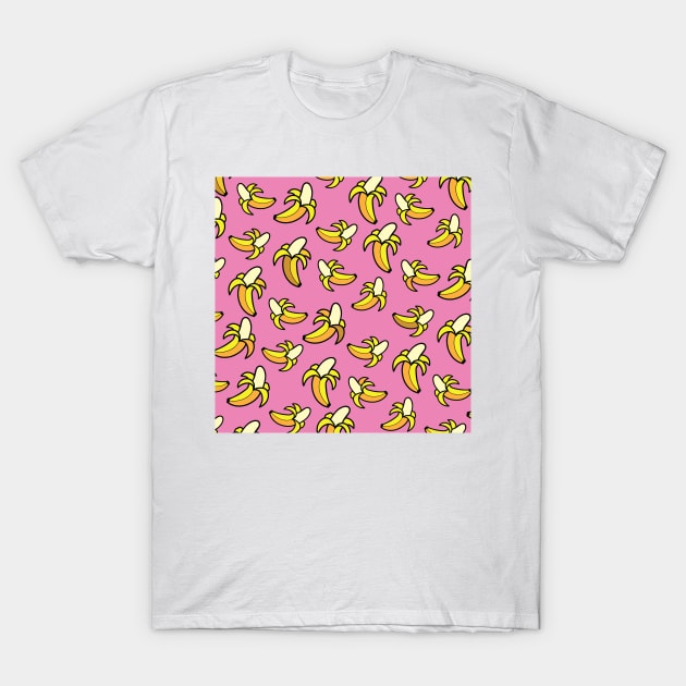 Banana Pattern 13 T-Shirt by B&K